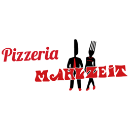 Pizzeria Mahlzeit logo.